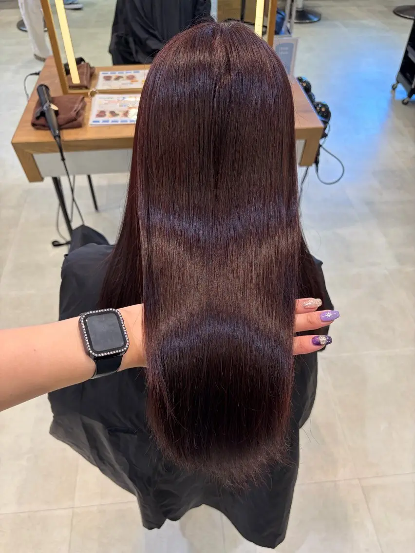 ロング カラー ヘアカラー トリートメント レイヤー/インナー カラー🦋ルイのヘアスタイル
