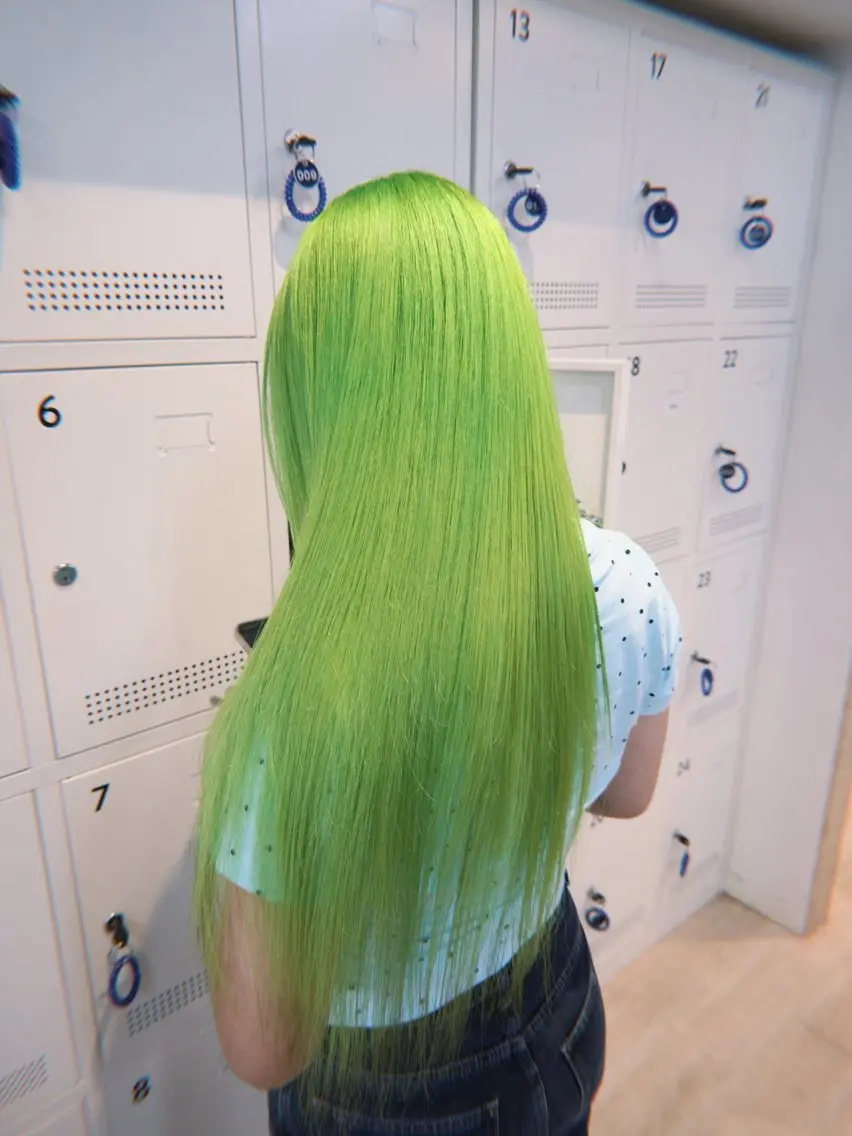 ミディアム カラー ヘアカラー トリートメント 岡山ハイトーン・ ルーツカラー/こもものヘアスタイル