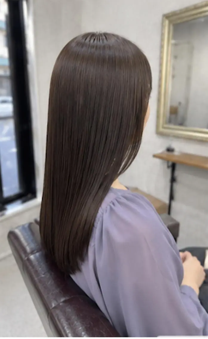【学割24・男女🆗】似合わせカット+髪質改善ストレート(縮毛矯正)¥18700→¥8800の写真