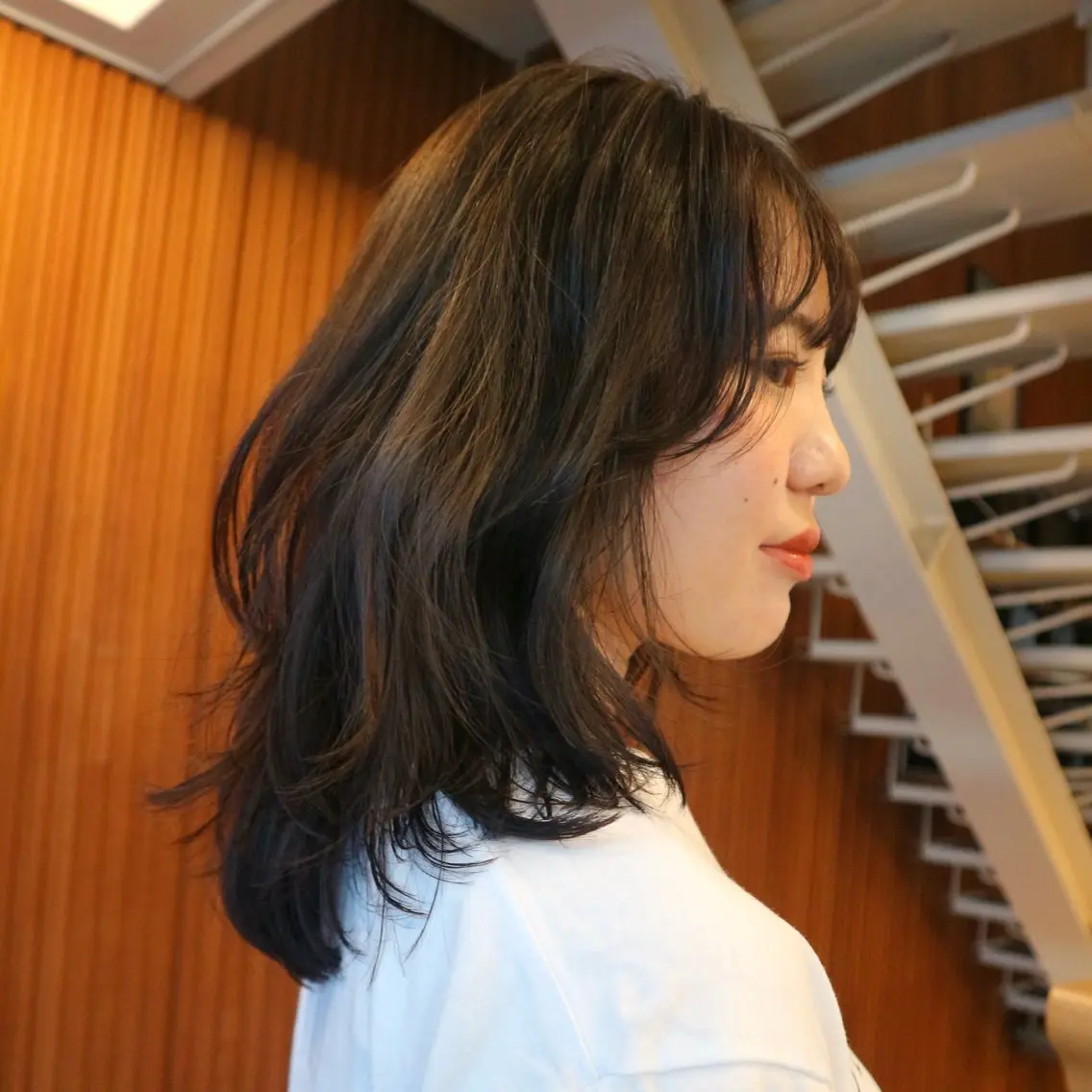 セミロング カラー カット 🍊mai🍊 似合わせスタイル🌿のヘアスタイル