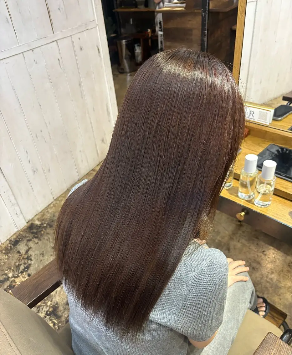 ロング カラー ruup Rell スズカのヘアスタイル