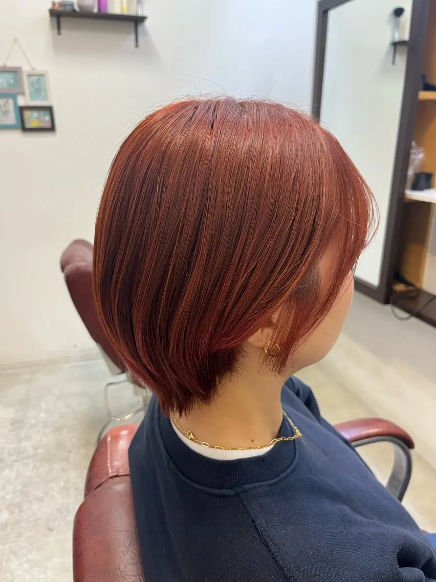 カラー 立道 樹奈のヘアスタイル