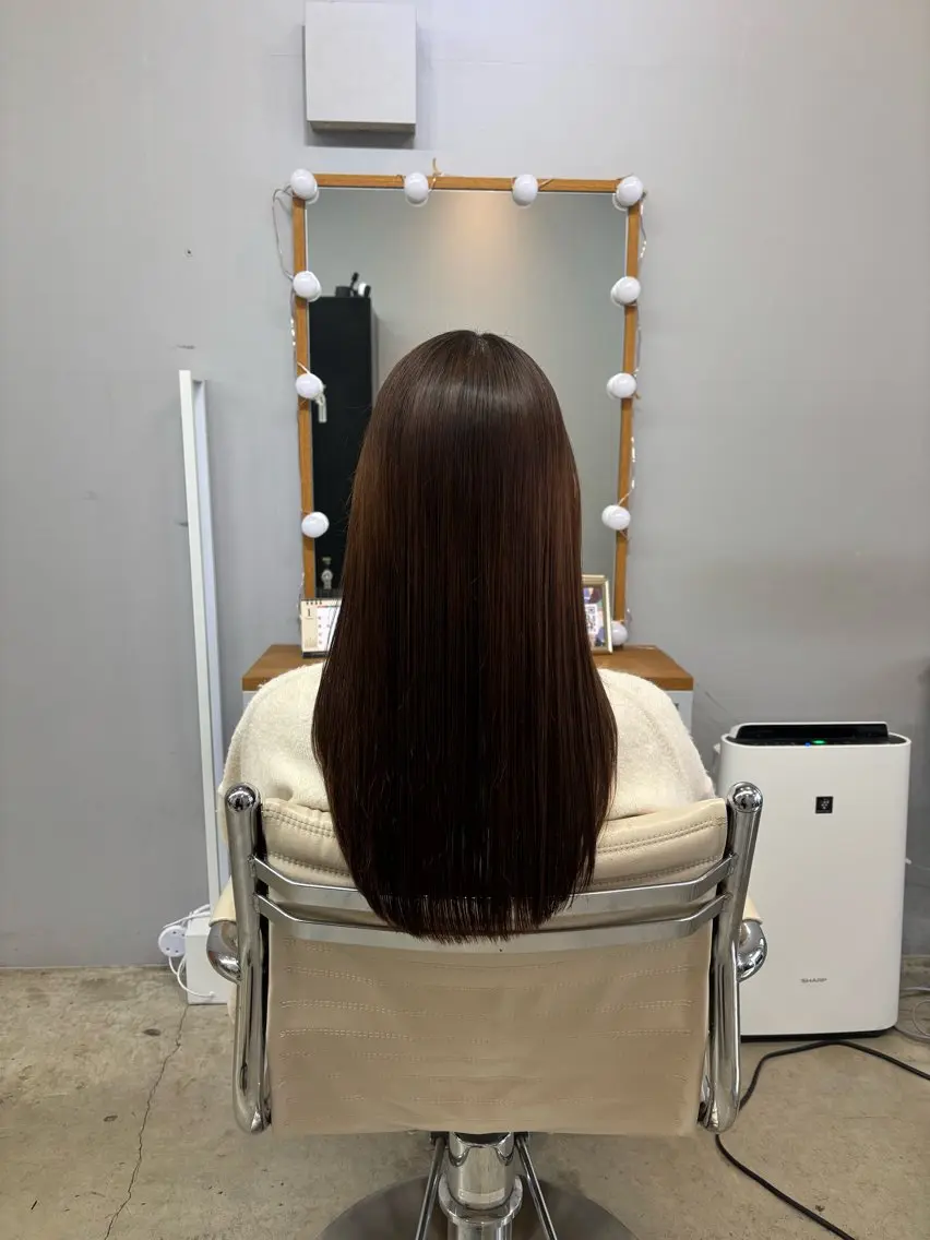 ロング カット トリートメント 井手上 華のヘアスタイル