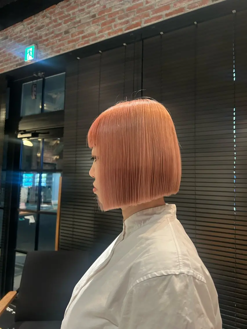 ミディアム り おのヘアスタイル