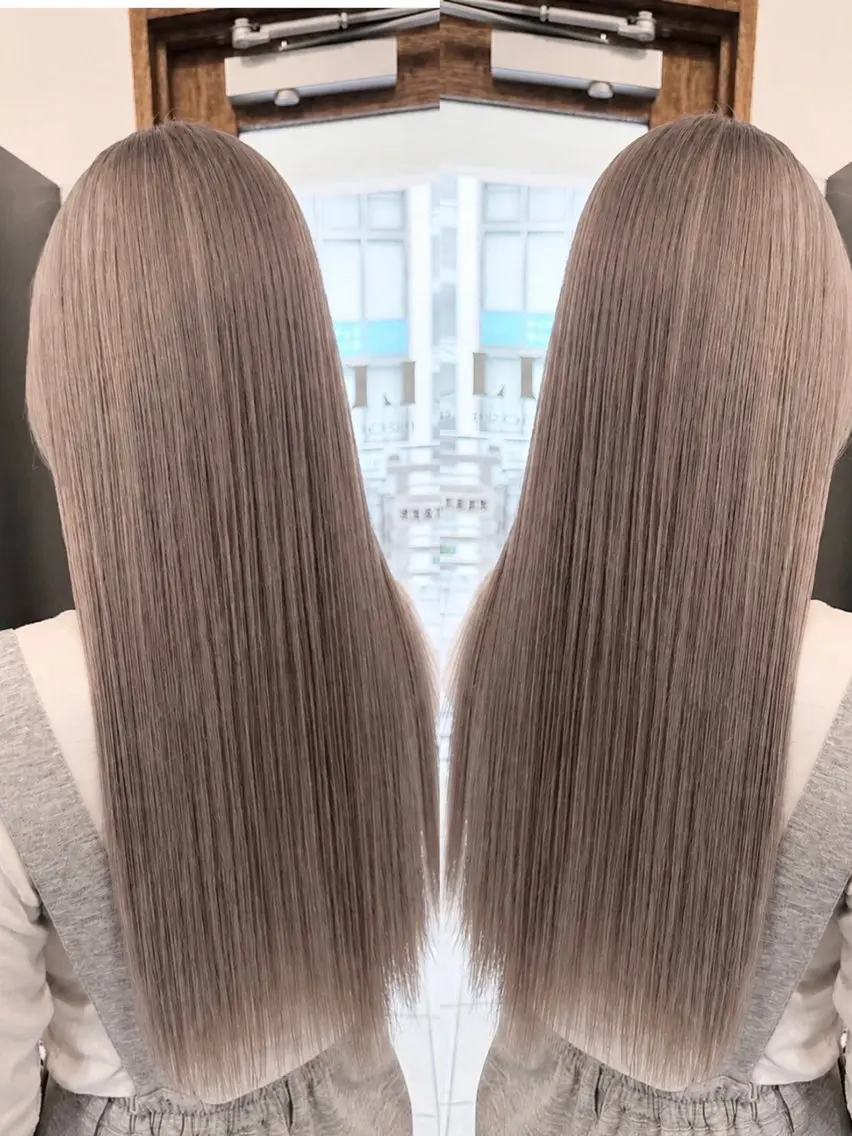 ロング カラー ブリーチ C'LD Hair トモヤのヘアスタイル