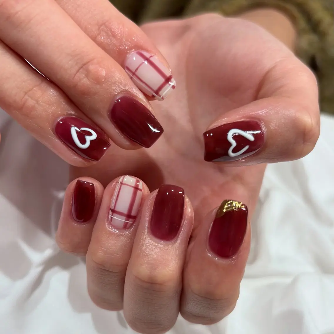 【🎀フルアート🎀】お持ち込みデザイン🤍パラジェル変更+1100円で可能︎🌟大きなパーツ別料金の写真