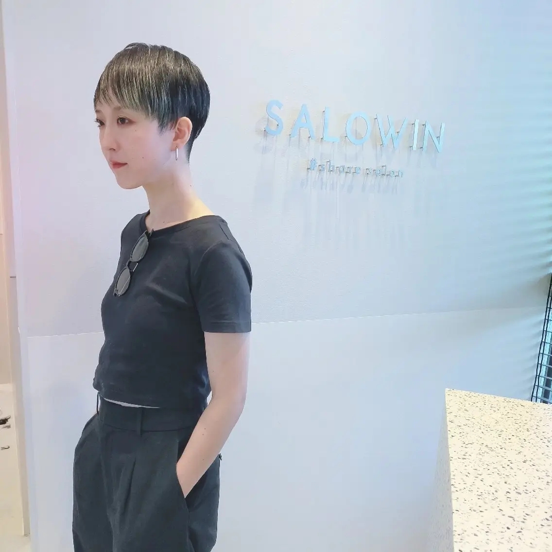 ショート カラー ミストバング フェイスフレーミング ハイライトカラー ハイライト カット ヘアカラー ショート&ボブなら お任せ✨中野 真二のヘアスタイル