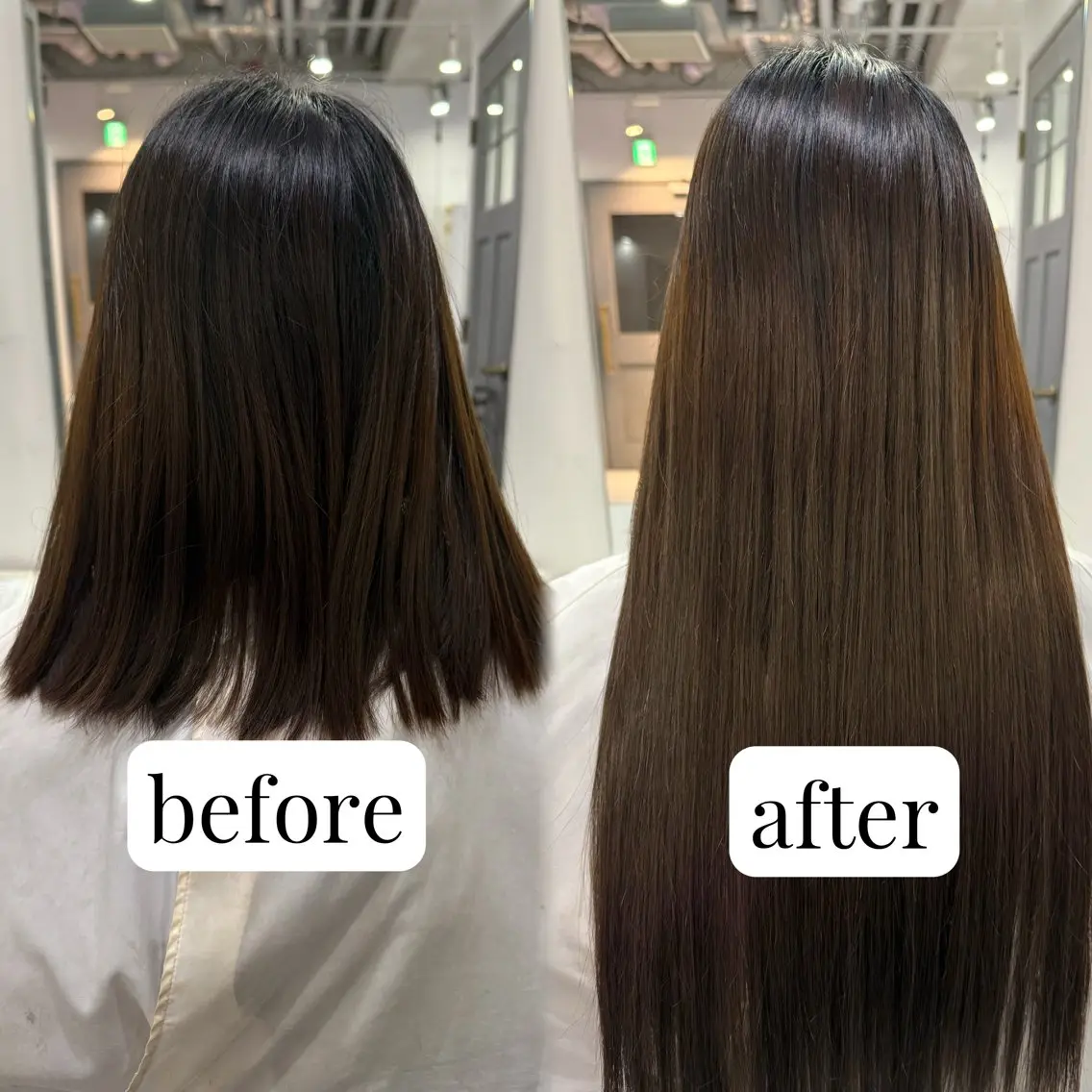 ロング カラー 髪質改善 艶髪矯正 エクステ かいり✂️のヘアスタイル