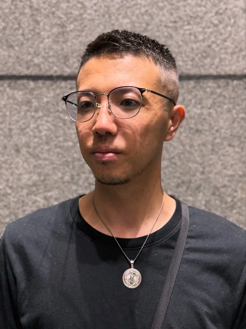 メンズ カット ヘアセット たけ しまのヘアスタイル