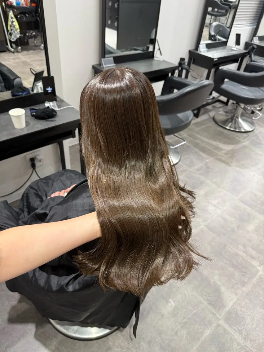 ロング カラー ヘアアレンジ ヘアカラー トリートメント ヘアセット 💗横浜美容室 💗HARUNAのヘアスタイル