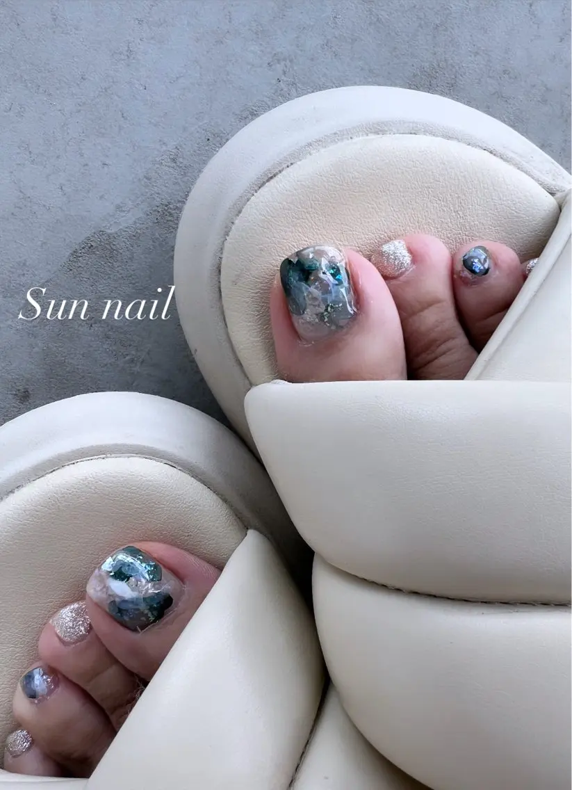ネイル ハンドネイル フットネイル Sun nail ...ayaのネイルデザイン