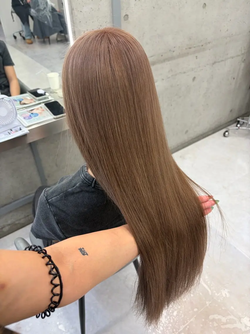 ロング カラー カット ヘアカラー カラー/エクステ 🤍ルナのヘアスタイル