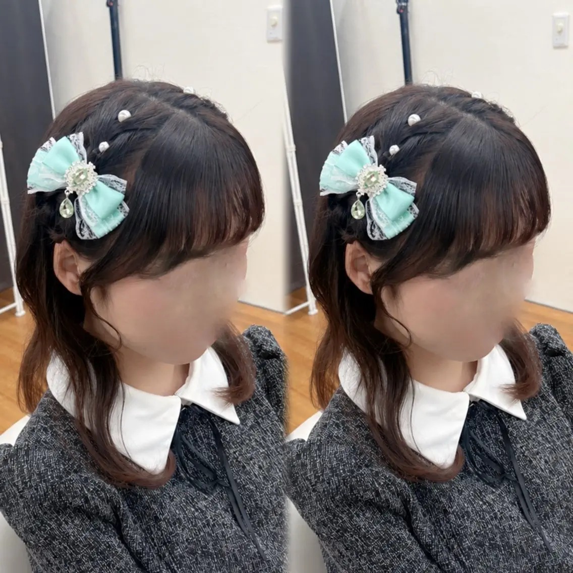 ミディアム ヘアセット 阿部 琴音のヘアスタイル