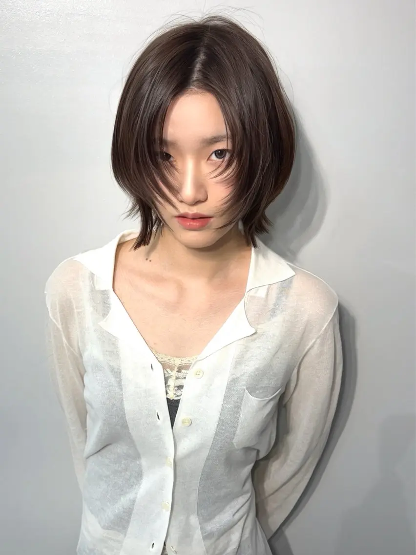 ショート 似合わせ顔まわり/ レイヤーKOUGAのヘアスタイル