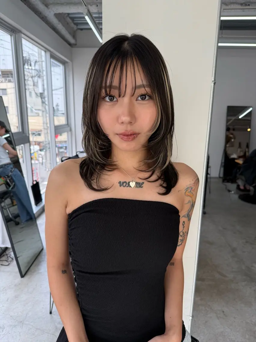 ミディアム カラー カット ヘアカラー トリートメント mai/大阪心斎橋 メンズ/ハイトーンのヘアスタイル
