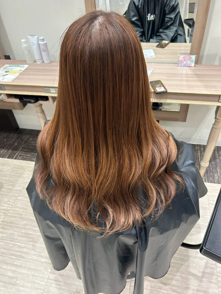 ロング カラー 🍓おかだ ゆい🍓のヘアスタイル