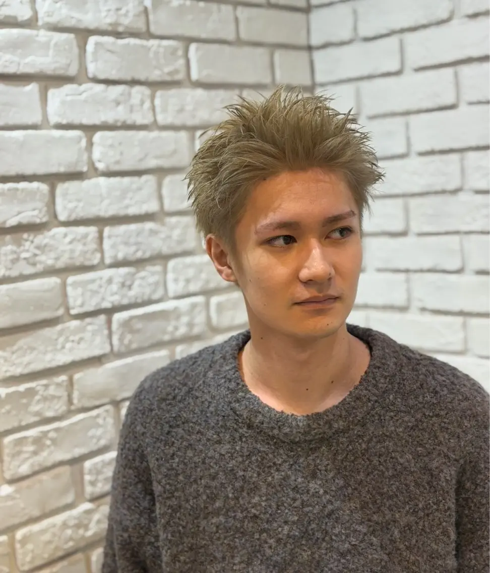 【メンズ限定】⚡️ダブルカラー(ブリーチ込み)➕トリートメント14000円の写真