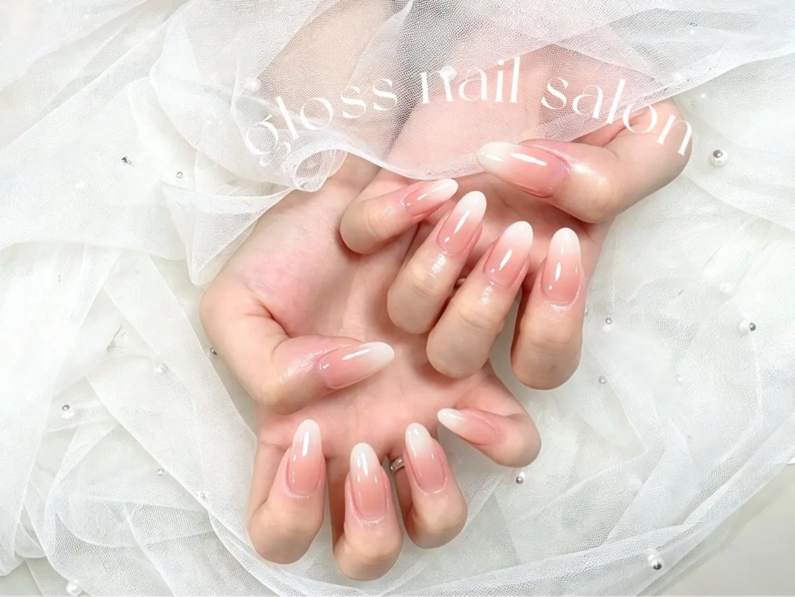 ネイル ハンドネイル ゆり🌷 gloss nailのネイルデザイン