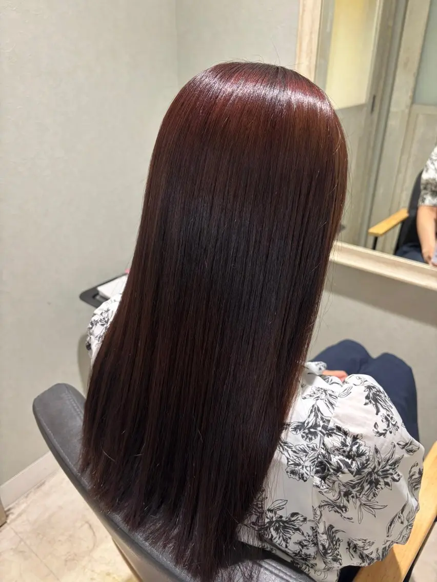 【ケアしながらカラーしたい方向け✨️】髪質改善Lv2カラー🫧➕カット✂️の写真