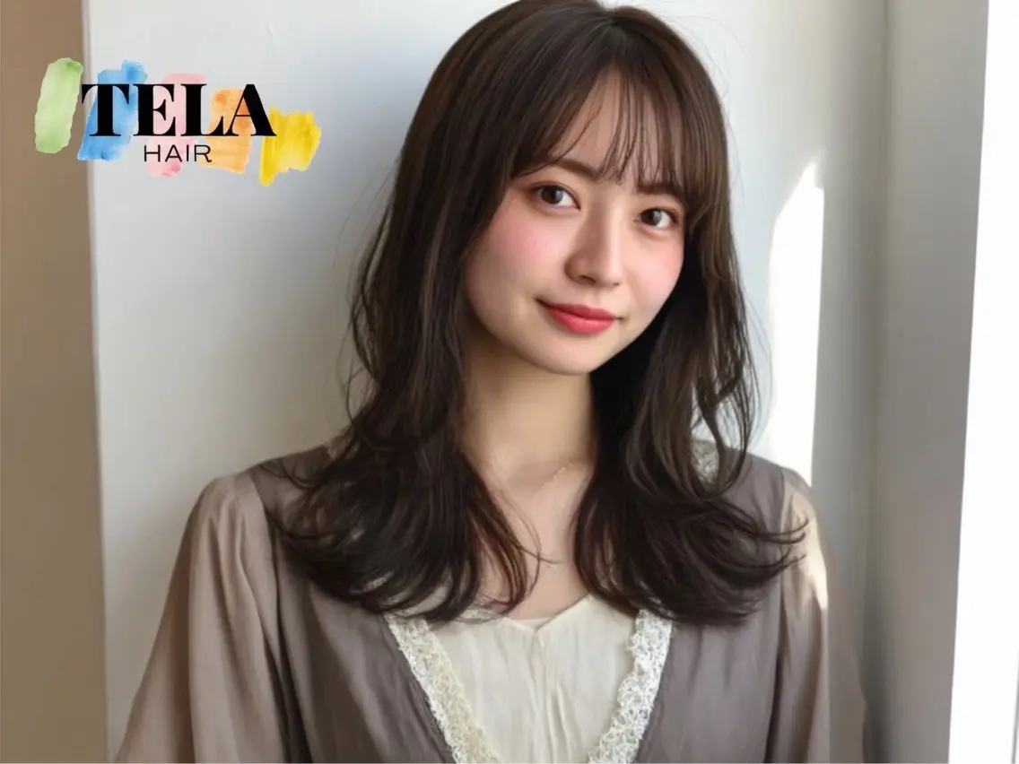 セミロング 冨山 一真のヘアスタイル