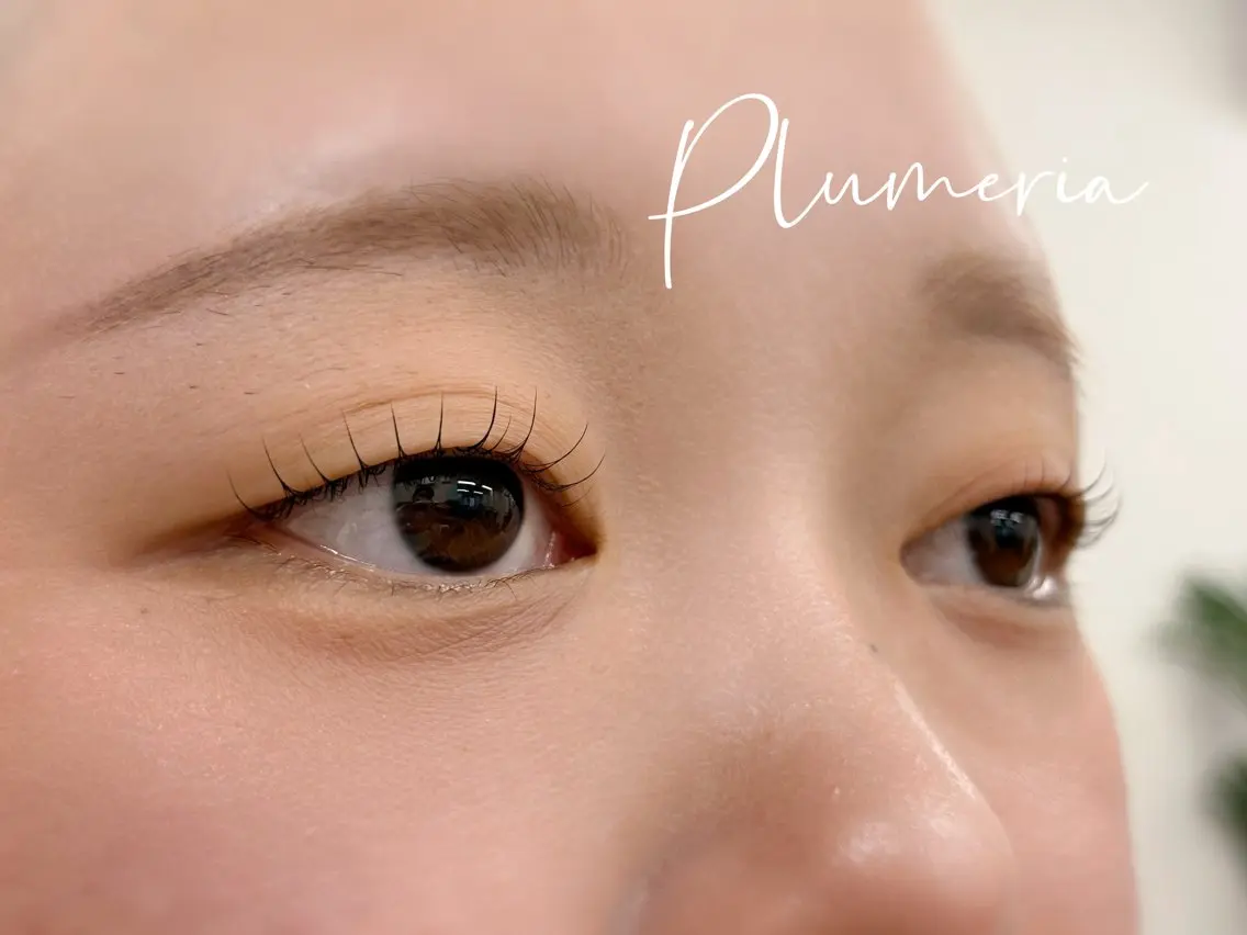 マツエク・マツパ 一重×まつ毛パーマ Plumeria -プルメリア-のマツエク・マツパデザイン