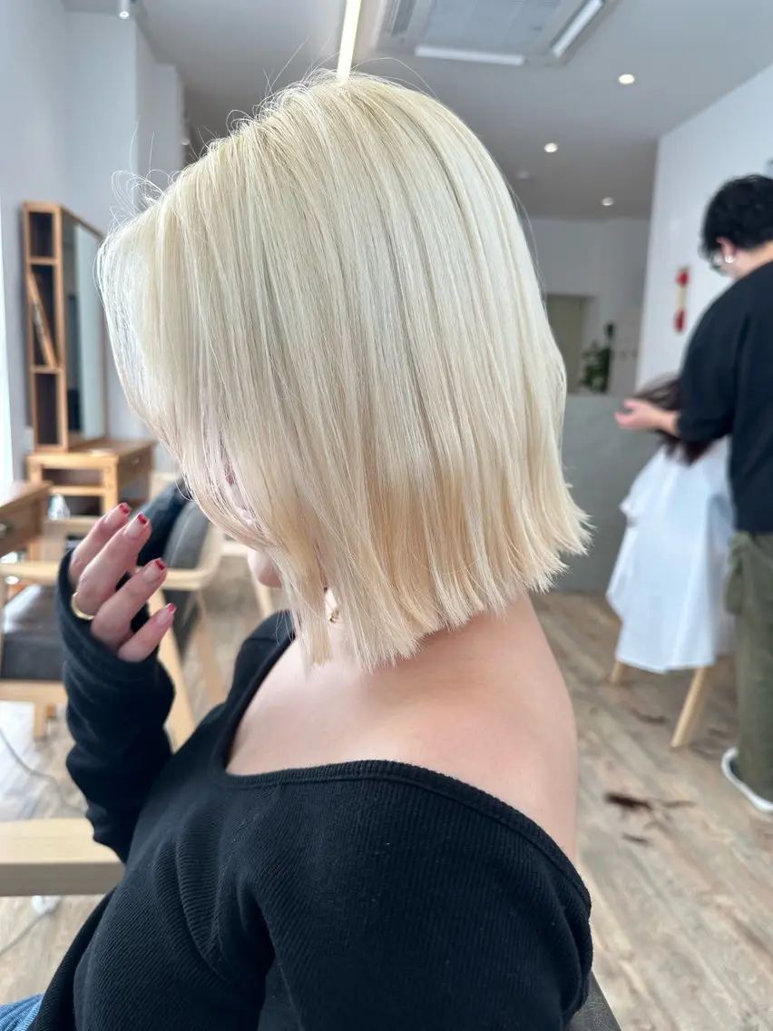 ミディアム カラー カット ヘアカラー トリートメント Say. Reeのヘアスタイル