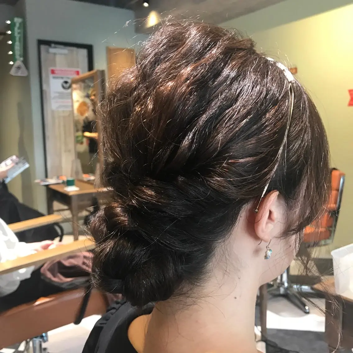 ヘアアレンジ カチューシャ kuro クロのヘアスタイル