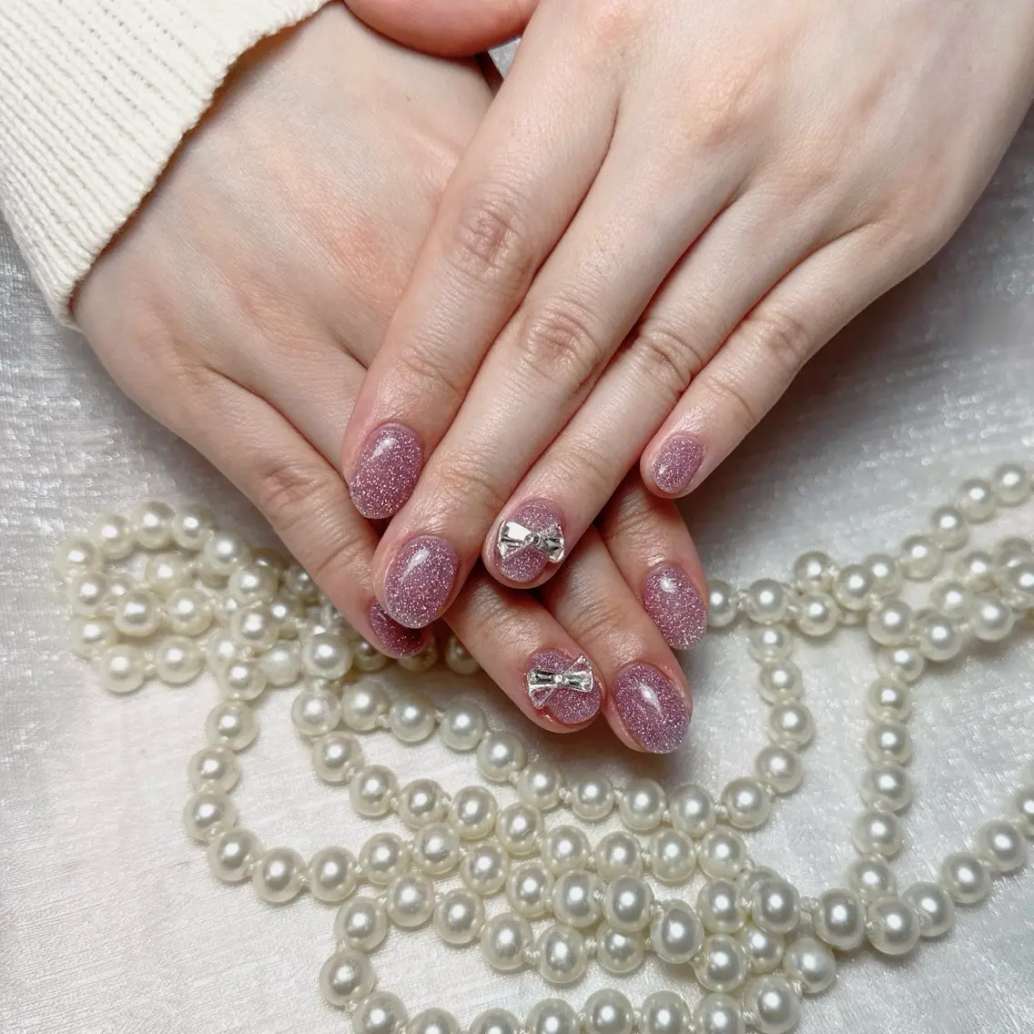 ネイル ハンドネイル ハンドケア Rosaline 💕💕のネイルデザイン
