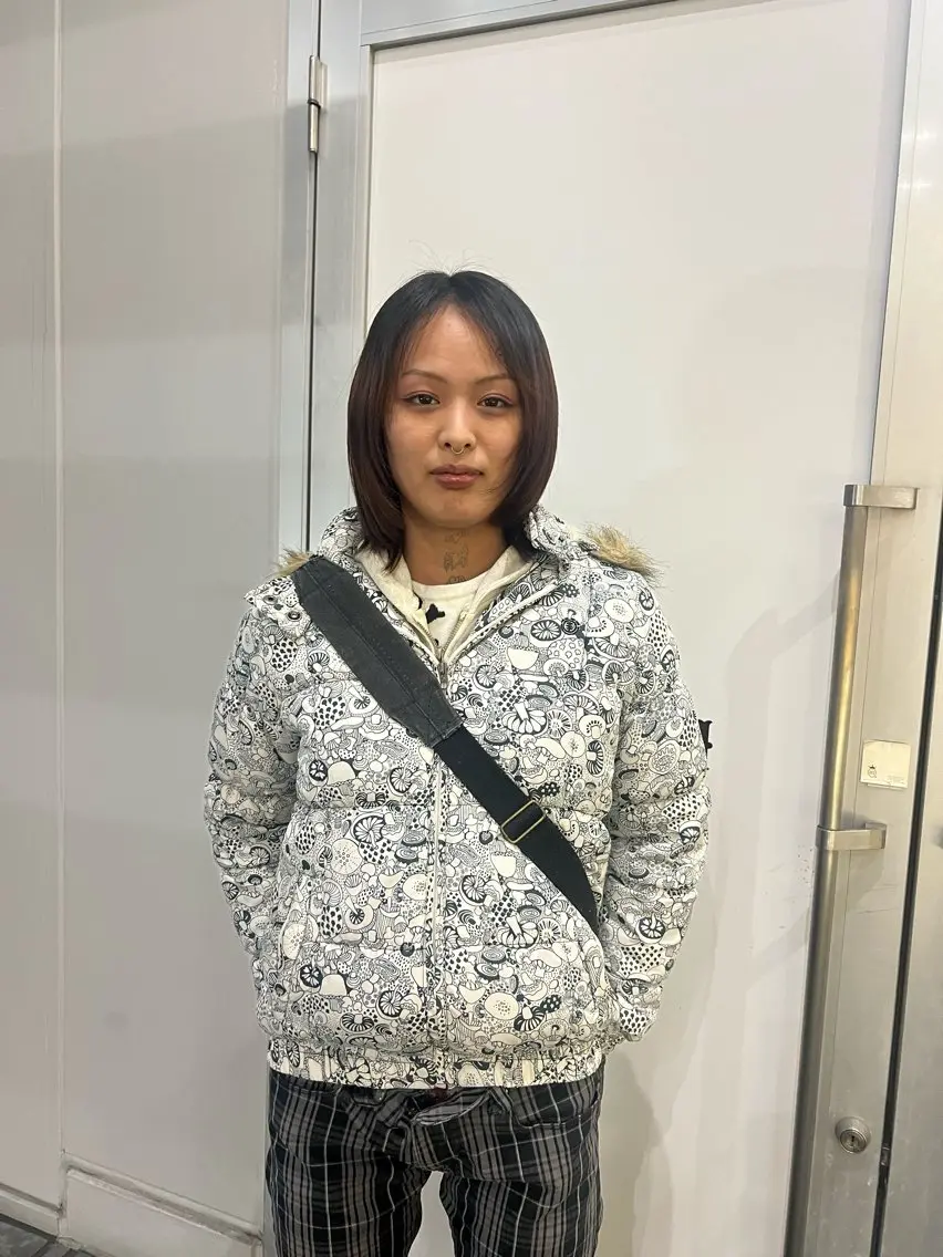 ミディアム パーマ トリートメント 田中 蘭菜のヘアスタイル