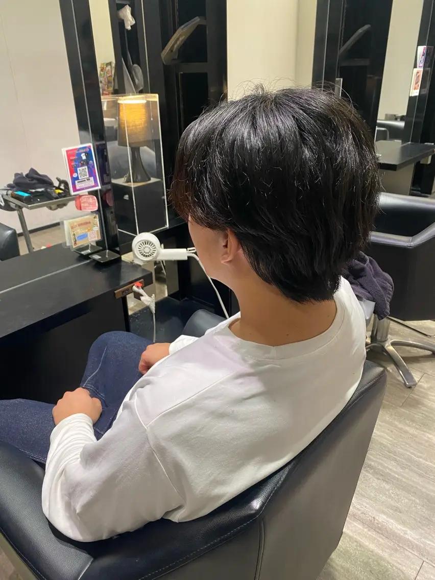 セミロング メンズ カット 水野 聖哉のヘアスタイル