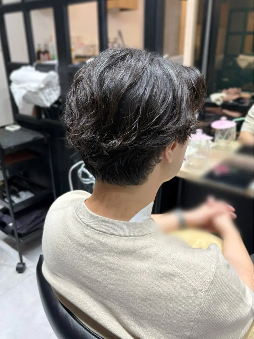 パーマ メンズ メンズ/自然体ヘア /YURIのヘアスタイル