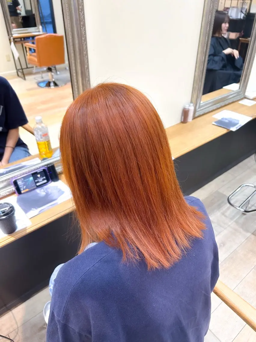 【ブリーチなし✨】Wカラー🌈➕美潤トリートメント🫧の写真