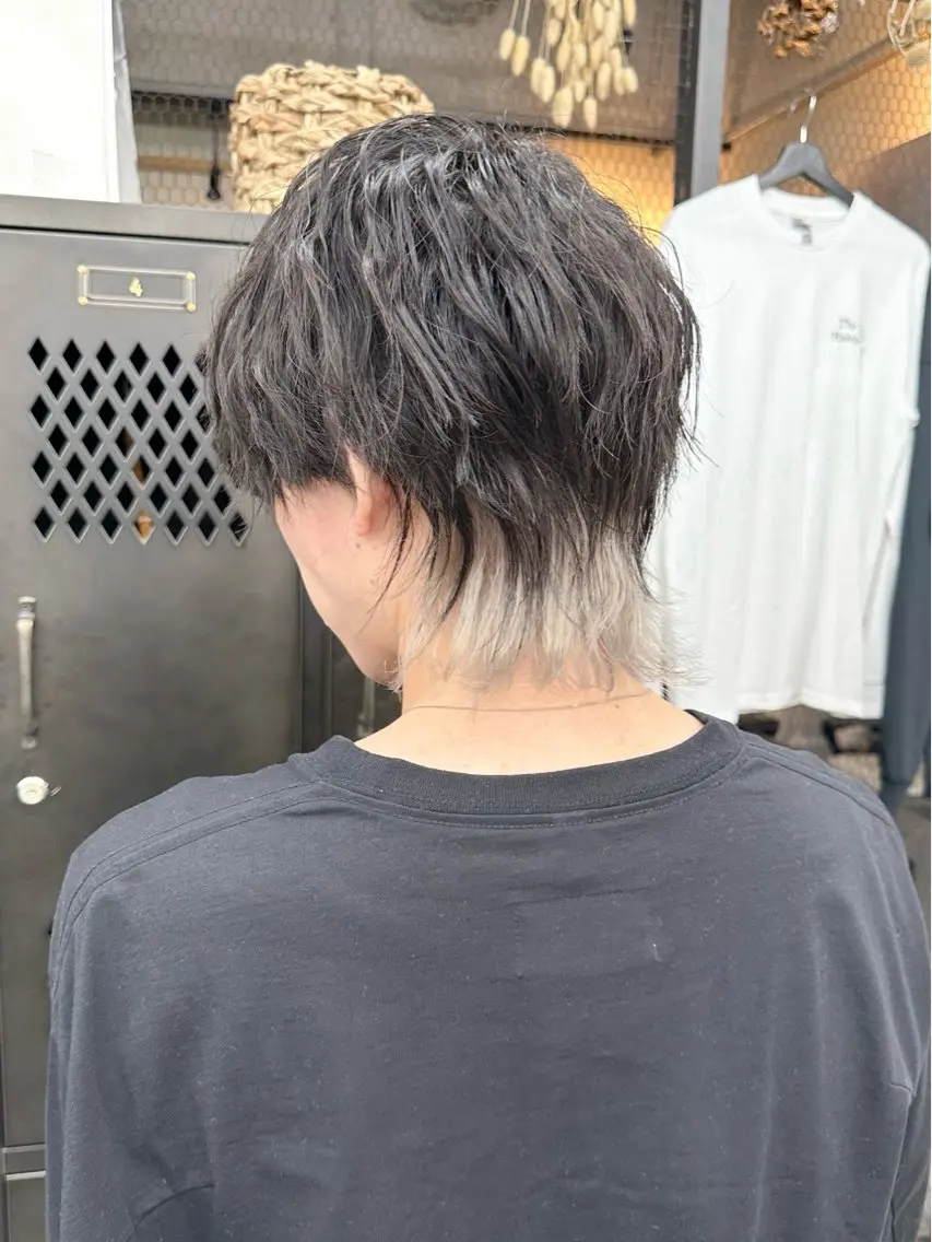 🩵メンズ限定🩵インナーカラー(ブリーチ込み)➕トリートメントの写真