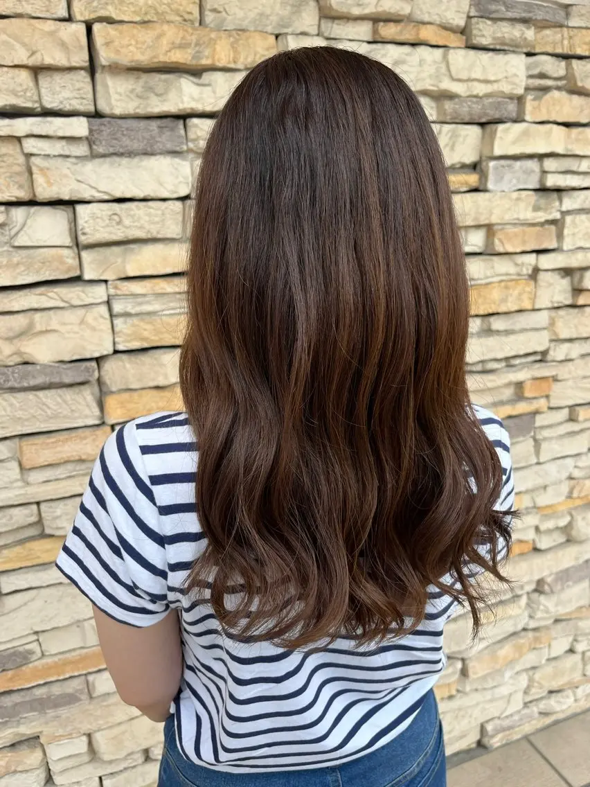 ロング カラー 林 和香菜のヘアスタイル