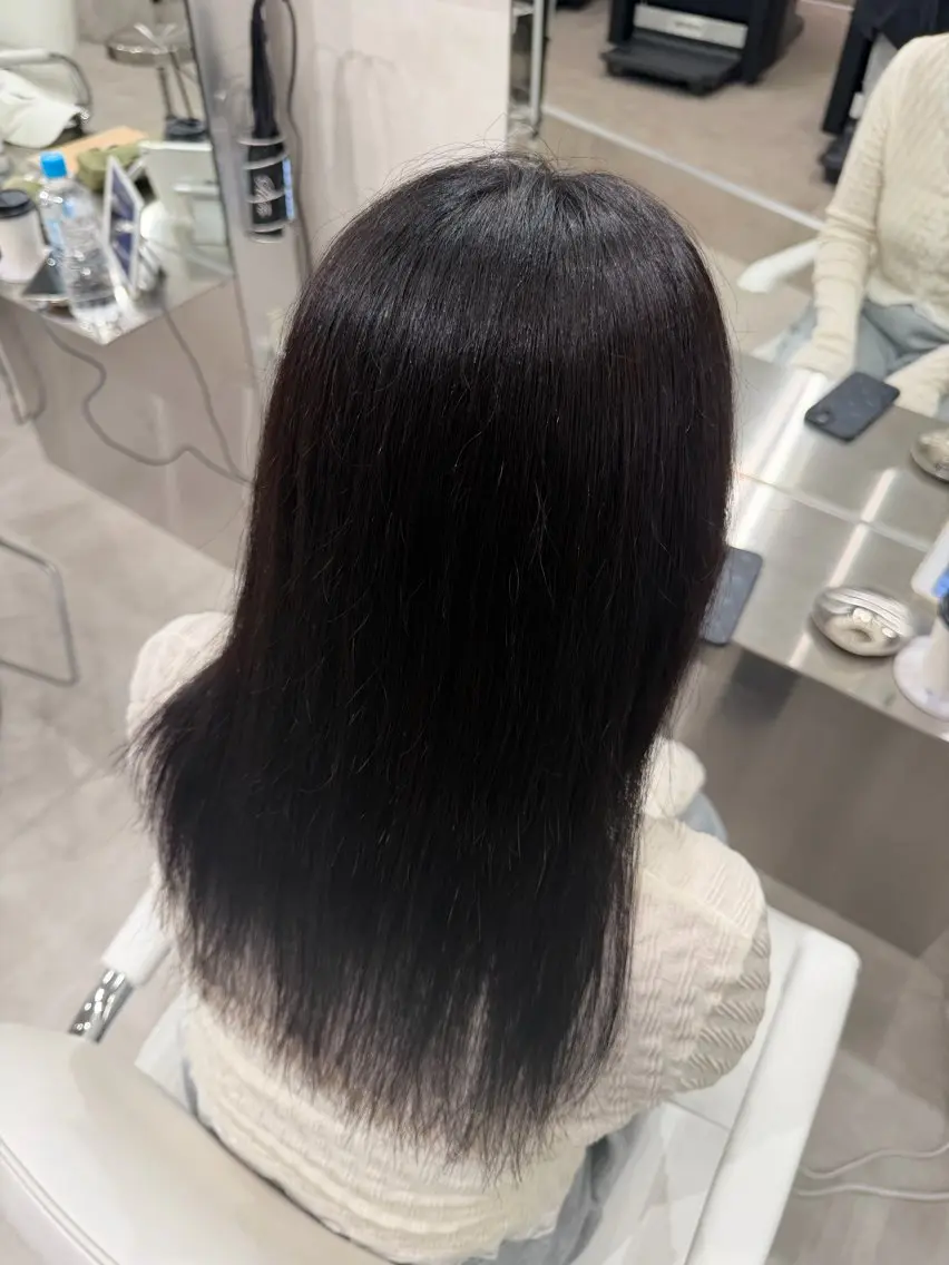 ロング カラー ベージュカラー ブラウンカラー 透明感カラー グレージュ オリーブベージュ ヘアカラー リョウマ/韓国風 /艶髪/ヨシンモリのヘアスタイル
