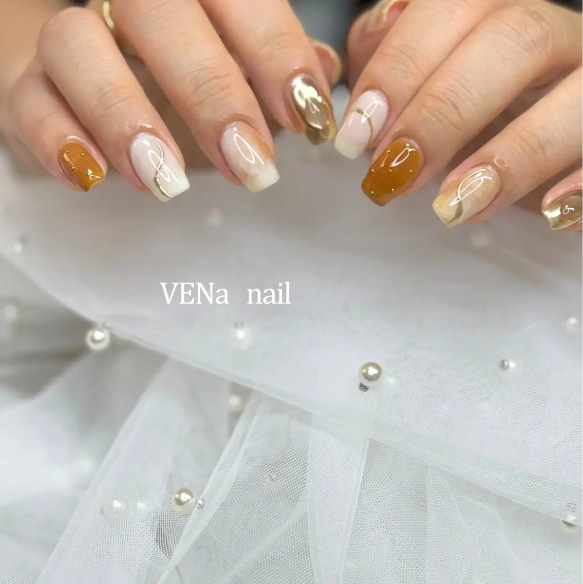 ネイル フットネイル ワンカラーネイル VENa eye＆ nail salonのマツエク・マツパデザイン