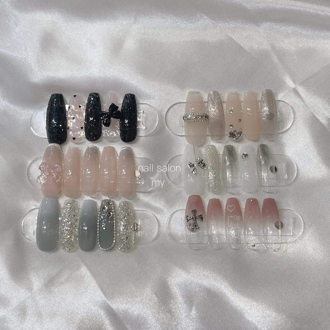 ネイル ジェルネイル 韓国ネイル マグネットネイル ニュアンスネイル パラジェル ハンドネイル NailSalon MYのネイルデザイン
