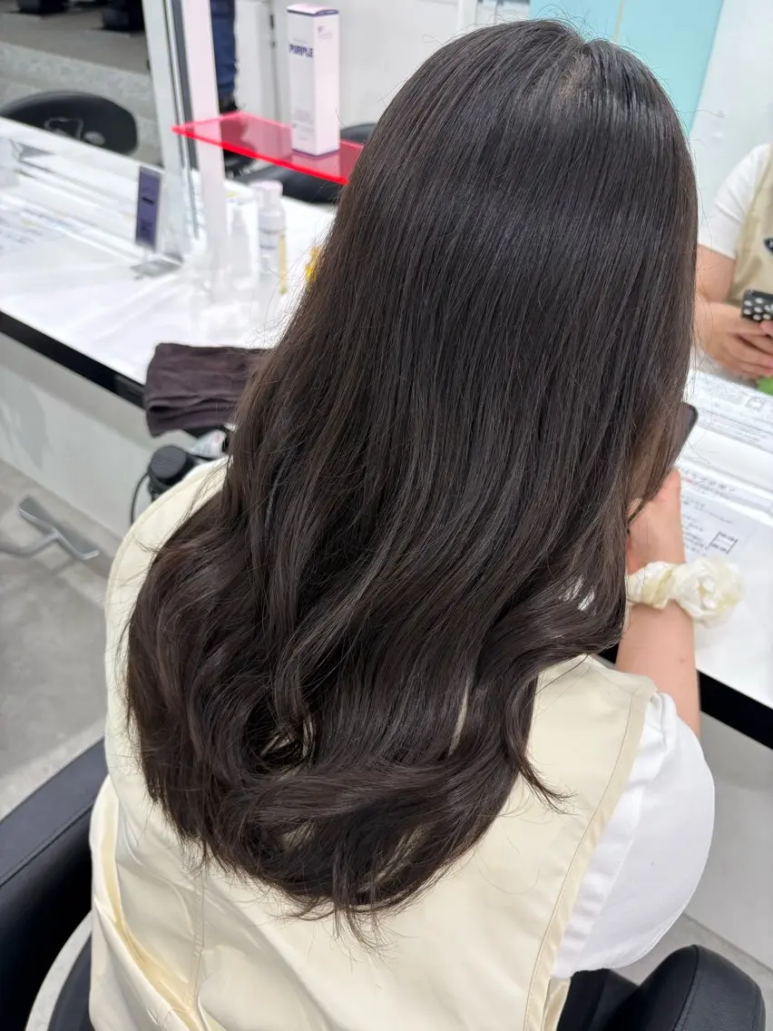 ロング 韓国風艶カラー🪽 yuuna🪽🍨のヘアスタイル