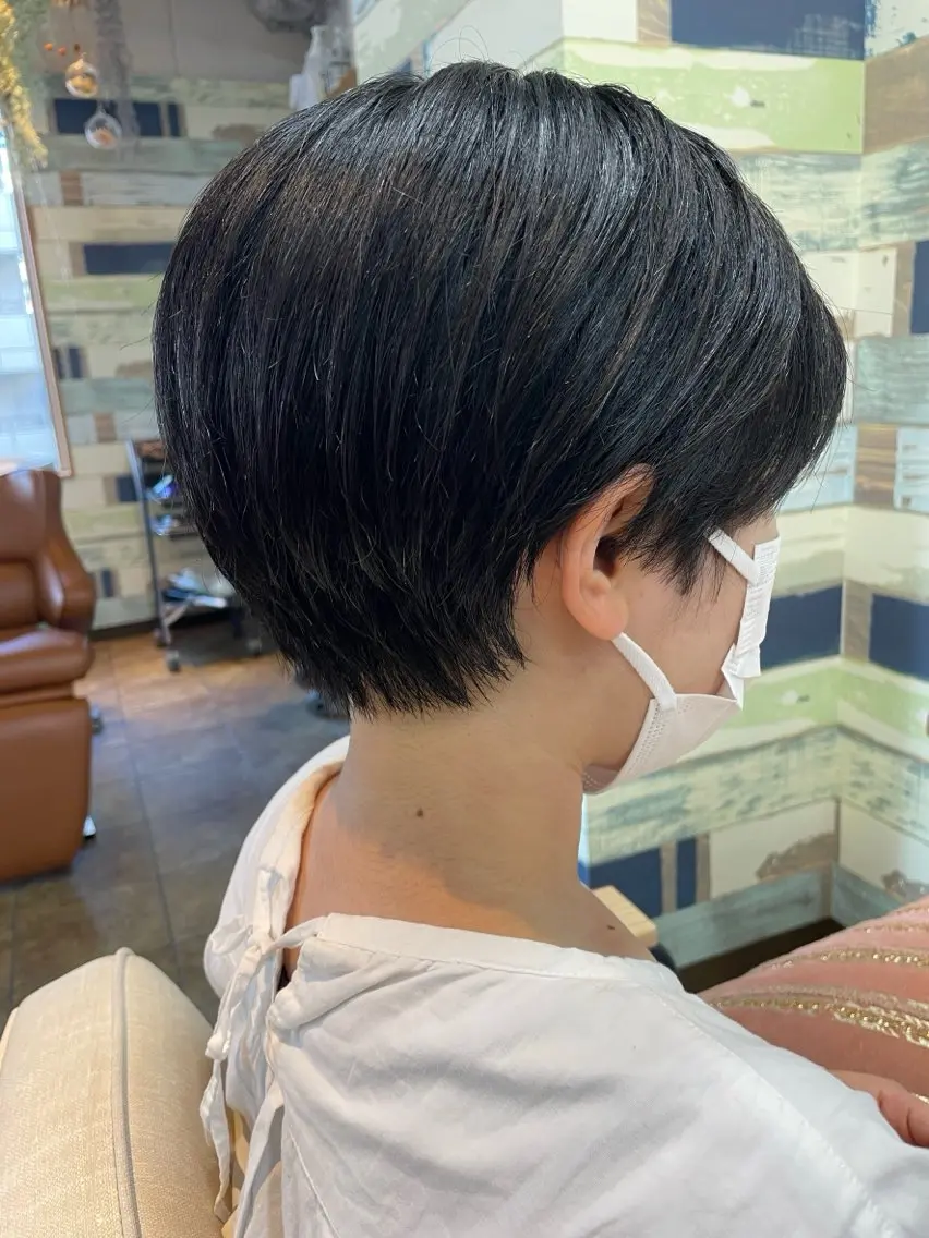 ショート 穐山春佳 カラーモデル募集🍀のヘアスタイル