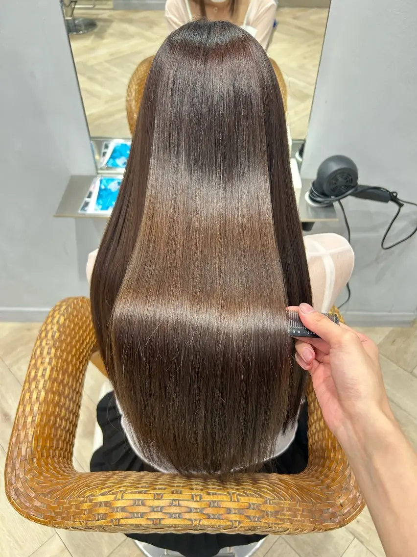 ロング トリートメント 柴田 千春のヘアスタイル