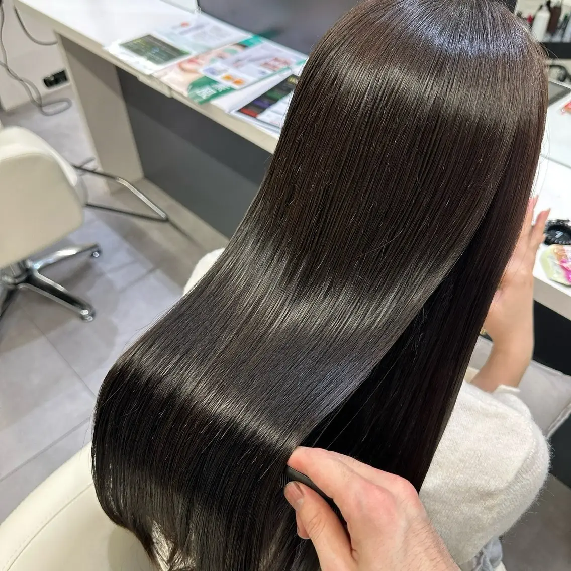 【6月限定】うるツヤこだわり縮毛矯正✨🎀の写真