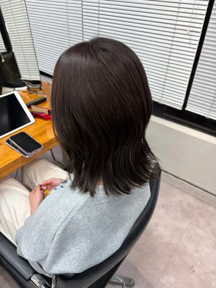 ミディアム カラー カラー/ブリーチ モデル募集⭐️龍侑のヘアスタイル