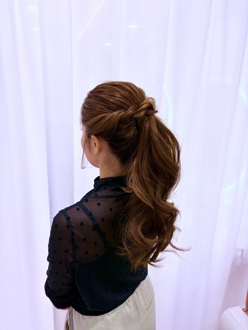 ロング ヘアアレンジ キッズ ヘアセット ヘアセット／六本木 Yukaのヘアスタイル
