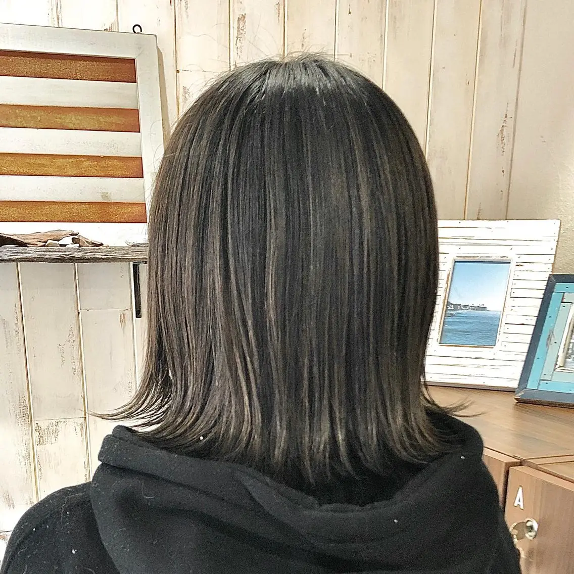 カラー ハイライトカラー やじま ひろこのヘアスタイル