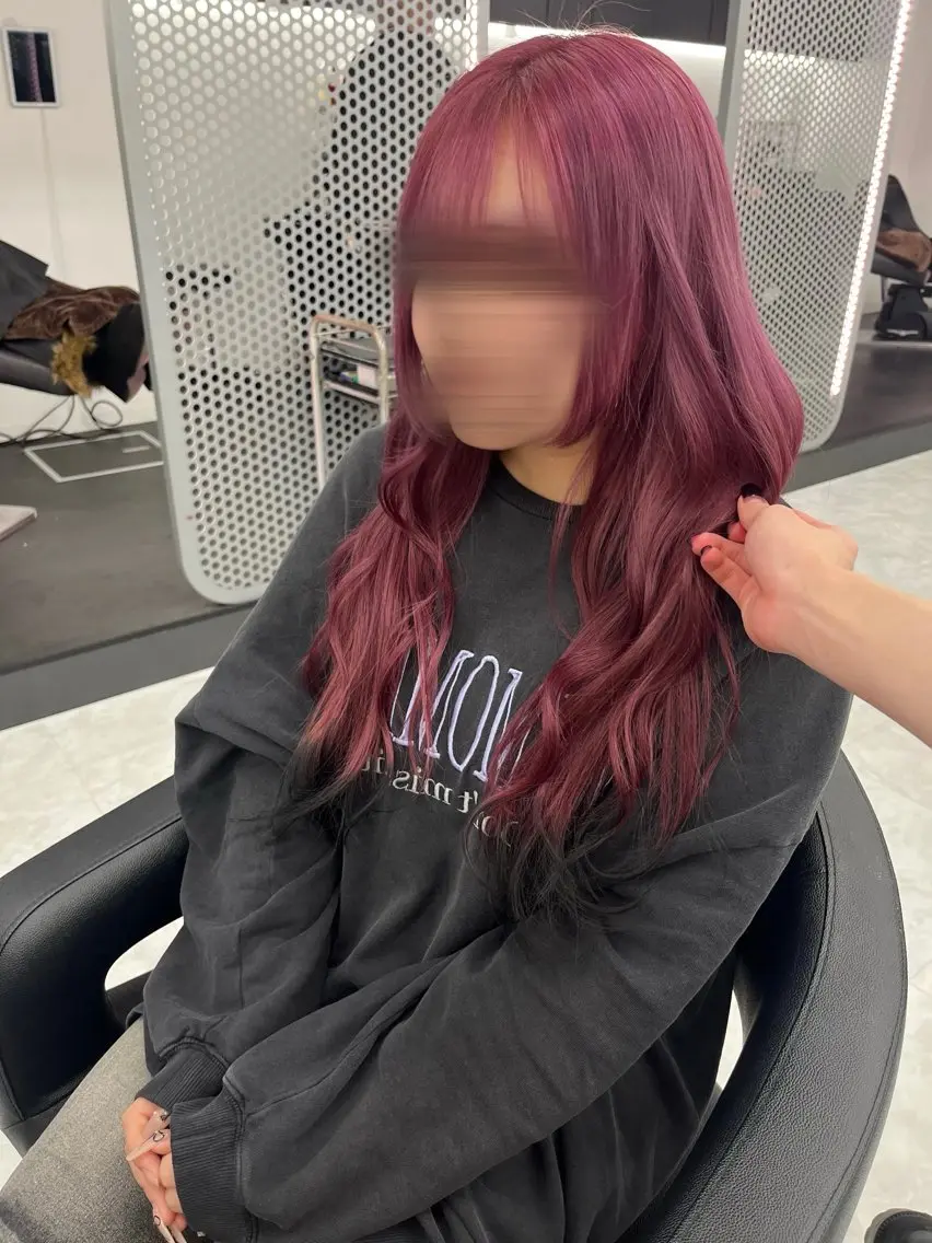 ロング カラー ピンクカラー ヘアカラー 💖トレンド春夏 カラー💖FUTAのヘアスタイル