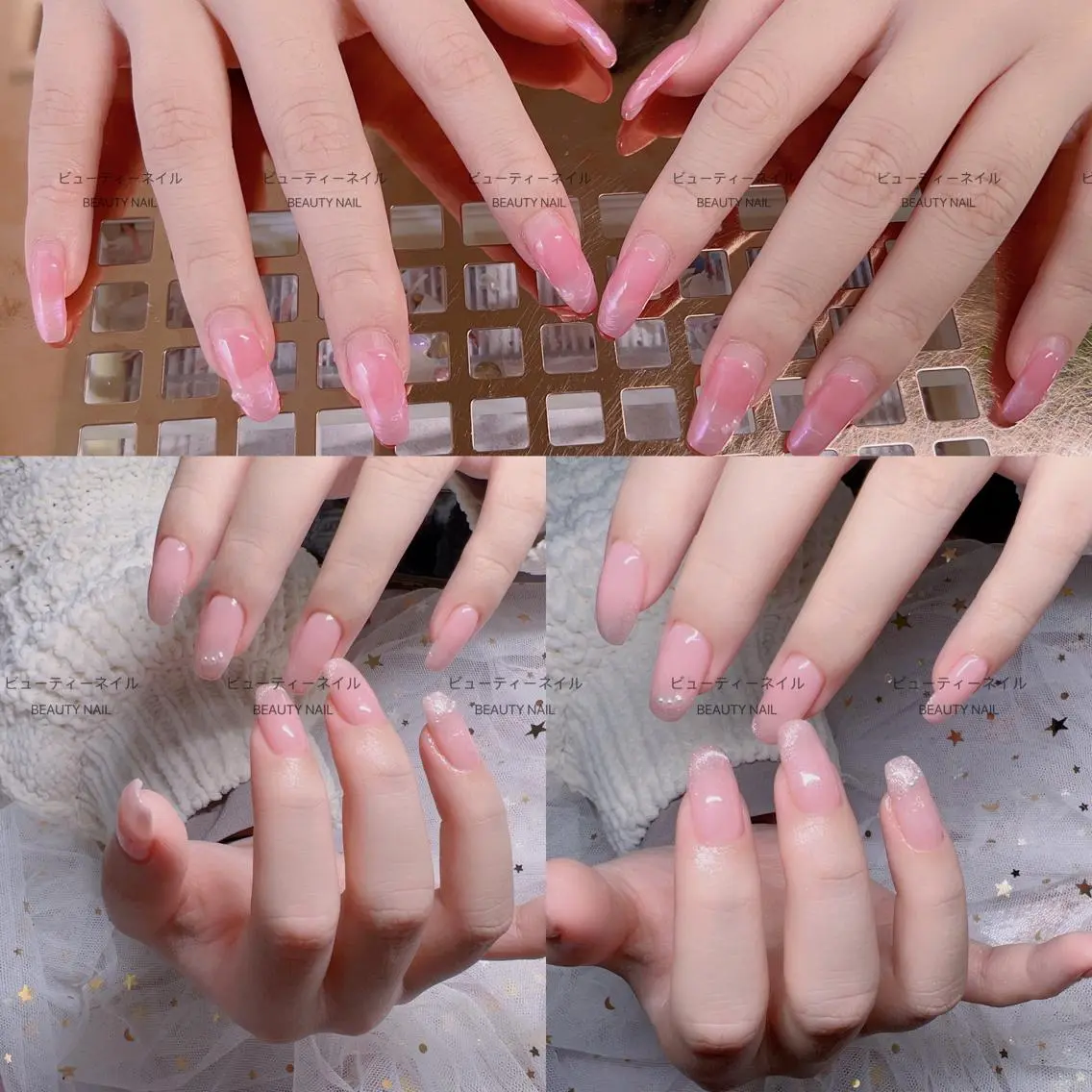 ネイル 長さ出し ジェルネイル ハンドネイル ハンドケア Moonstone Salonのネイルデザイン