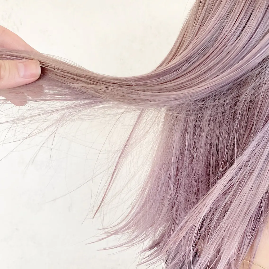 🟣色落ち綺麗🟣ラベンダーカラー【ダブルカラー】の写真