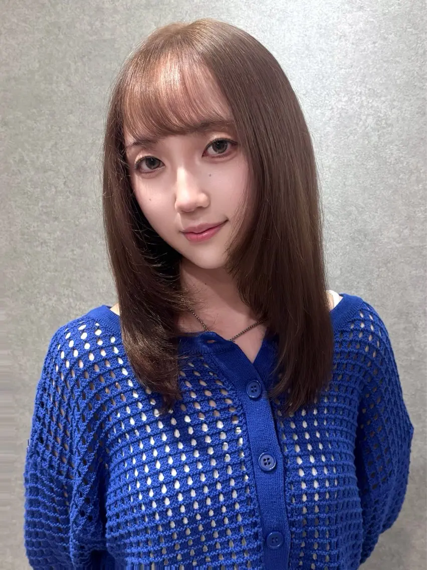 カラー ブラウンカラー ハイトーンカラー ヘアカラー トリートメント 名古屋/栄/ カラー/はるなのヘアスタイル