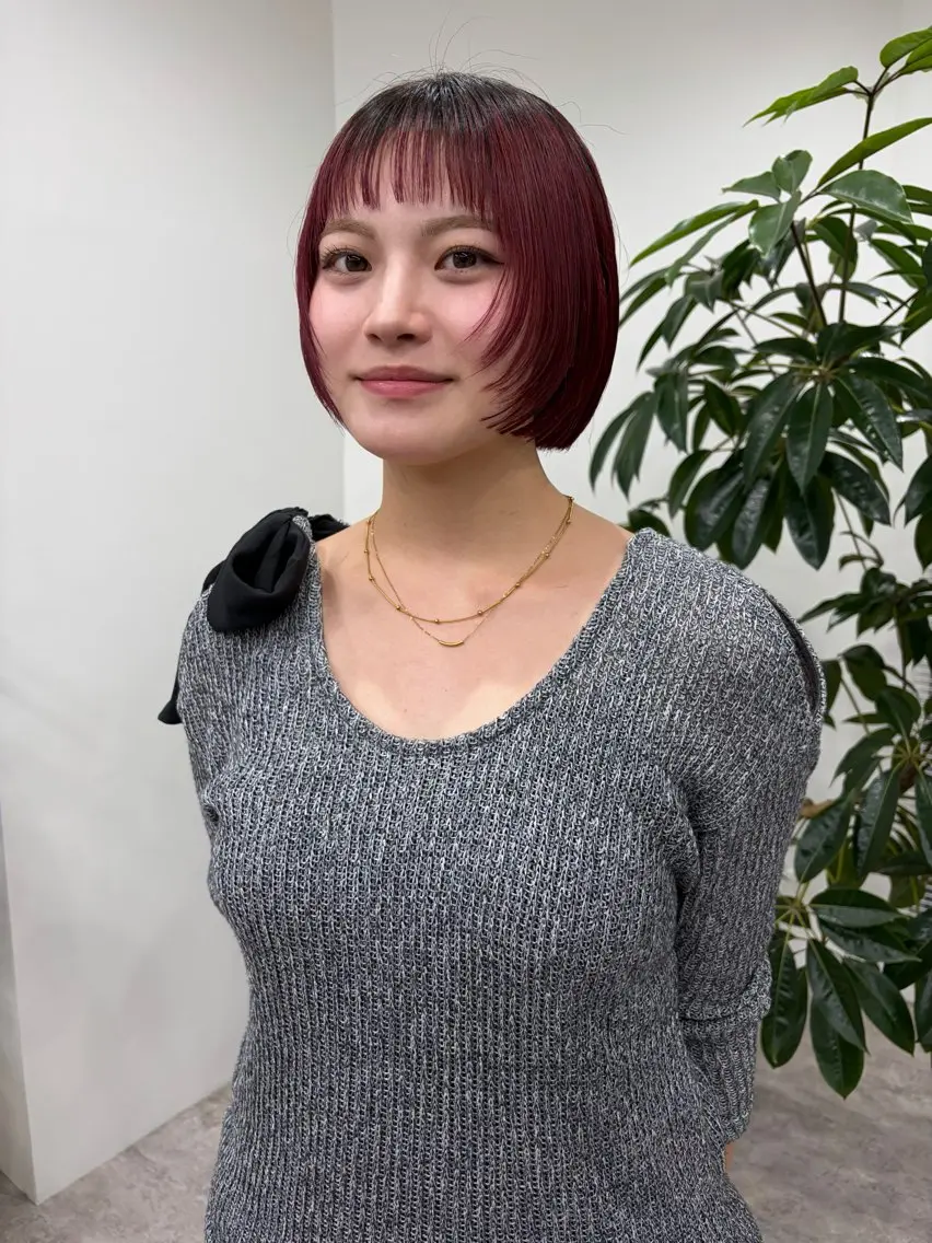 ミディアム カット ヘアカラー JOULE'S natsukiのヘアスタイル