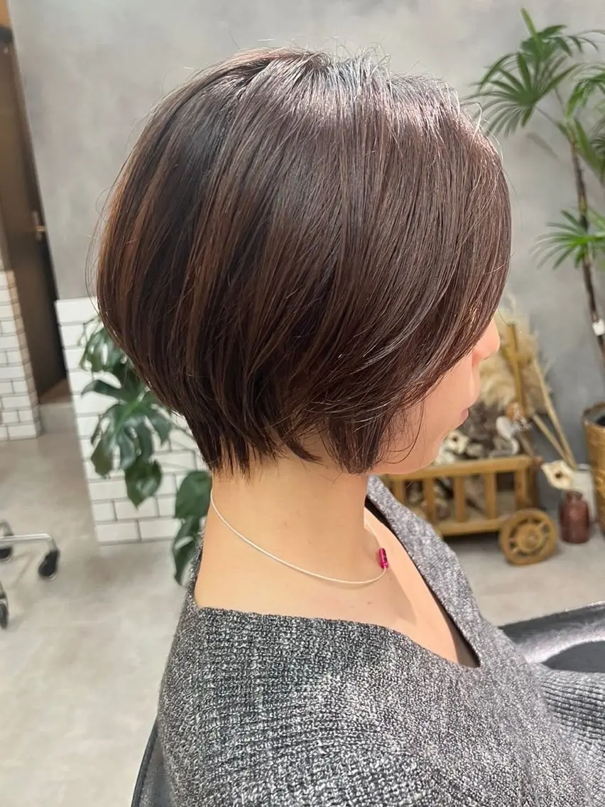 ショート カラー ハイライトカラー ハイライト 髪質改善 ショートヘア 内藤　宏紀 tidasmileのヘアスタイル